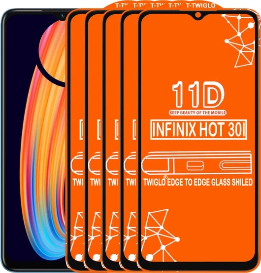 11D Tempered Glass for Infinix