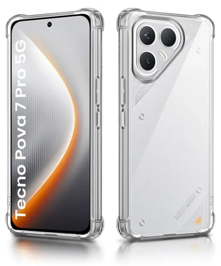 Transparent Clear Cover for Tecno